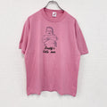 80s　JERZEES　ジャージーズ　半袖プリントTシャツ　ヴィンテージ　シングルステッチ　ピンク　XLサイズ