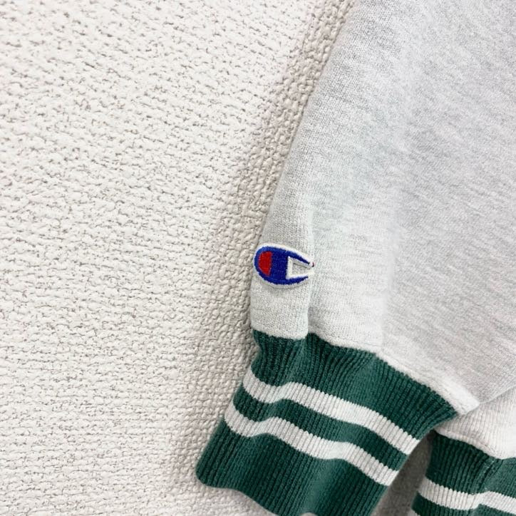 90s　Champion　チャンピオン　リバースウィーブ　スウェット/トレーナー　刺繍タグ　霜降りグレー　XLサイズ