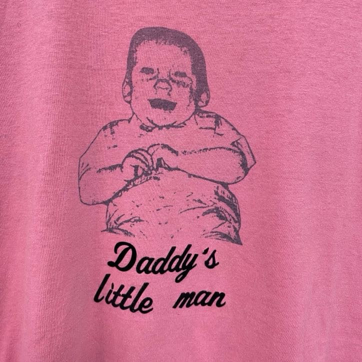 80s　JERZEES　ジャージーズ　半袖プリントTシャツ　ヴィンテージ　シングルステッチ　ピンク　XLサイズ