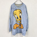 LOONEY TUNES　スウェット/トレーナー　水色　ライトブルー　Sサイズ
