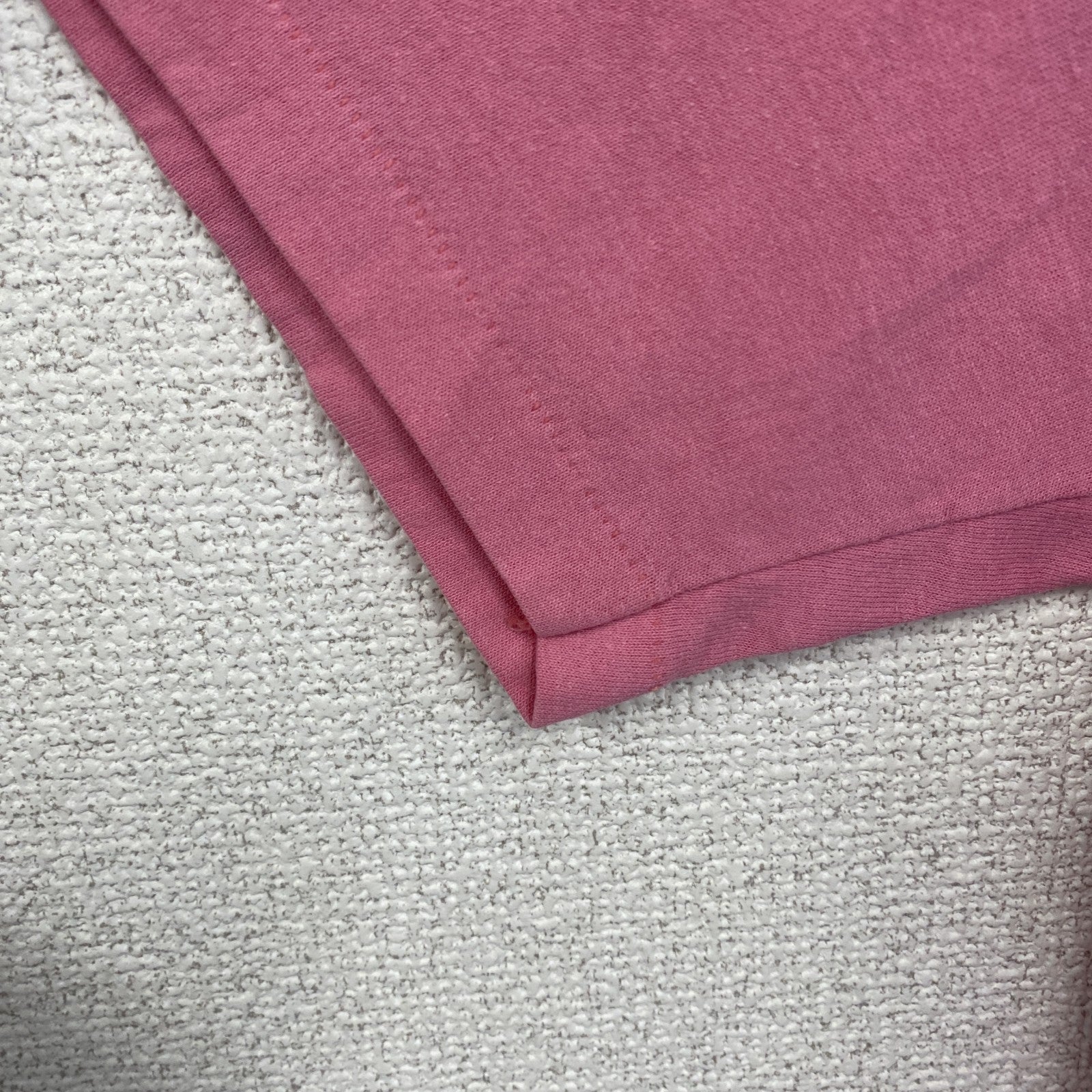 80s　JERZEES　ジャージーズ　半袖プリントTシャツ　ヴィンテージ　シングルステッチ　ピンク　XLサイズ