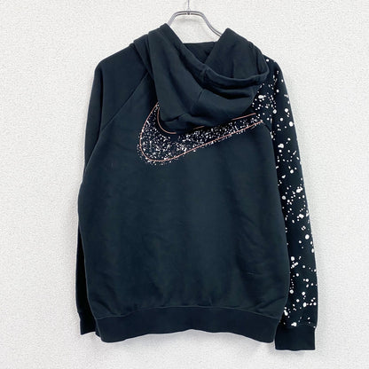 NIKE　ナイキ　JUST DO IT　スウェットパーカー/フーディー　ラグランスリーブ　スウッシュ　黒　ブラック　Lサイズ