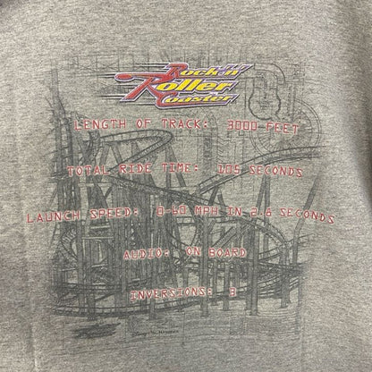 古着 used　Disney ディズニー　90s　半袖キャラクタープリントTシャツ　グレー　灰色　ビックシルエット