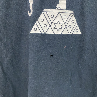 GILDAN　ギルダン　半袖プリントアニマルTシャツ　サーカス　像　黒　ブラック　Mサイズ