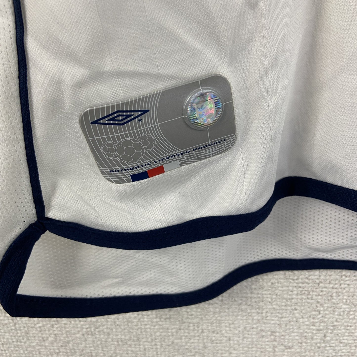 UMBRO　アンブロ　半袖Tシャツ　ゲームシャツ　ラグランスリーブ　イングランド代表　白　ホワイト　78/81サイズ