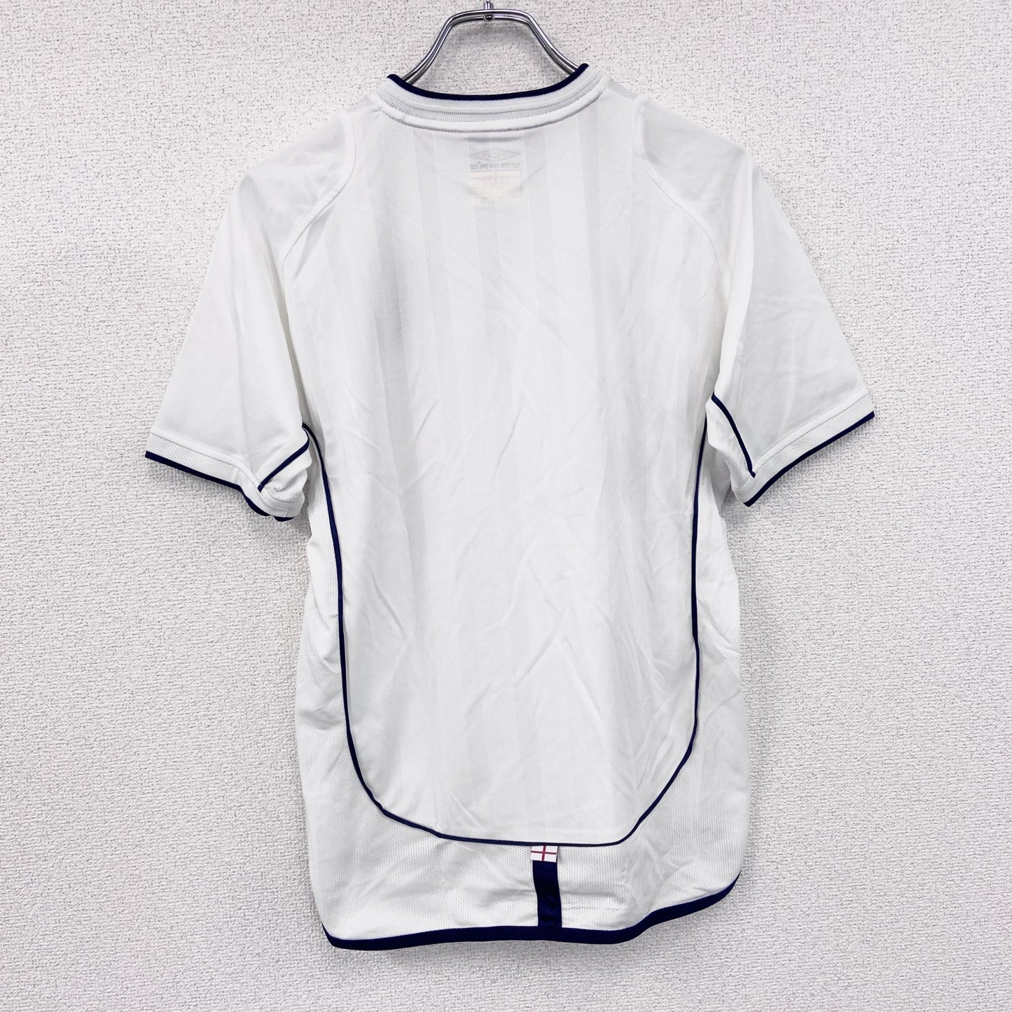 UMBRO　アンブロ　半袖Tシャツ　ゲームシャツ　ラグランスリーブ　イングランド代表　白　ホワイト　78/81サイズ