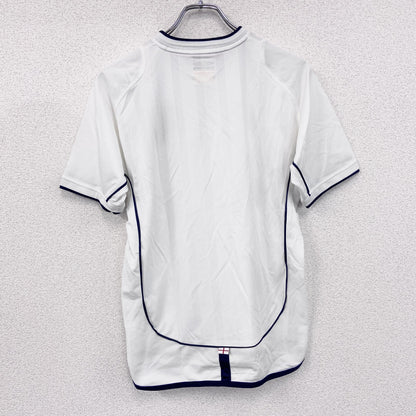 UMBRO　アンブロ　半袖Tシャツ　ゲームシャツ　ラグランスリーブ　イングランド代表　白　ホワイト　78/81サイズ