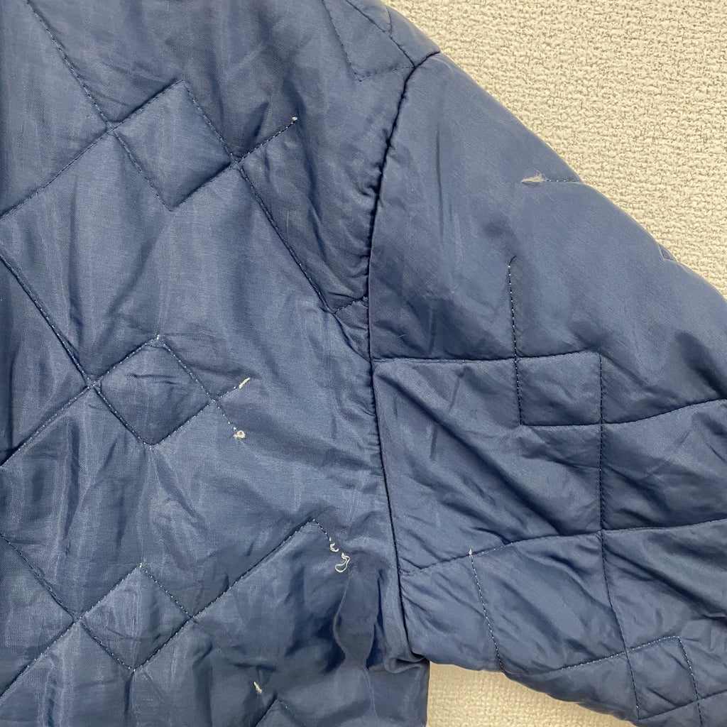 70s　sears　シアーズ　フルジップキルティングジャケット　ヴィンテージ　紺　ネイビー　XL(46-48)サイズ
