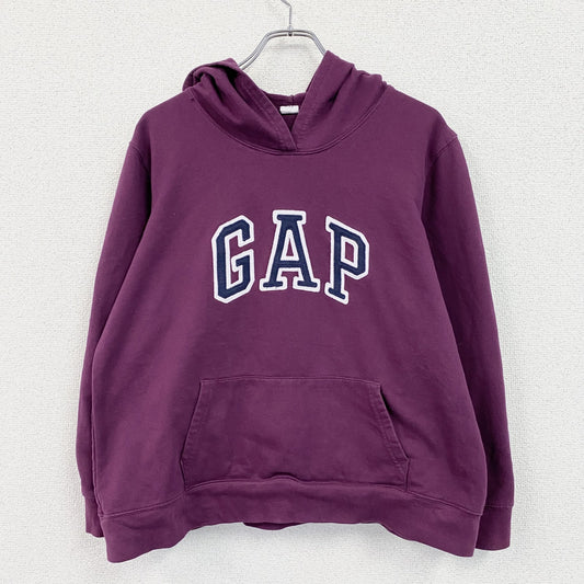 GAP　ギャップ　スウェットパーカー/フーディー　デカロゴ　紫　パープル　2XLサイズ