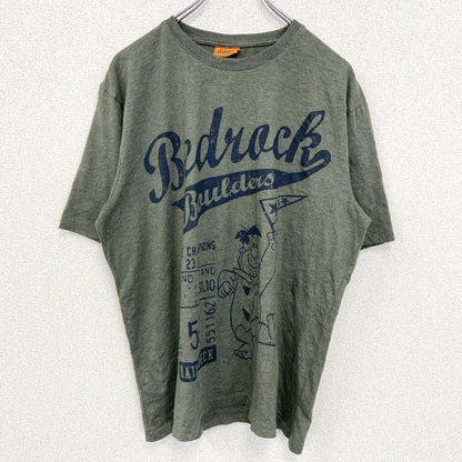 古着 used　THE FLINTSTONES　半袖キャラクタープリントTシャツ　原子家族フリントストーン　クルーネック