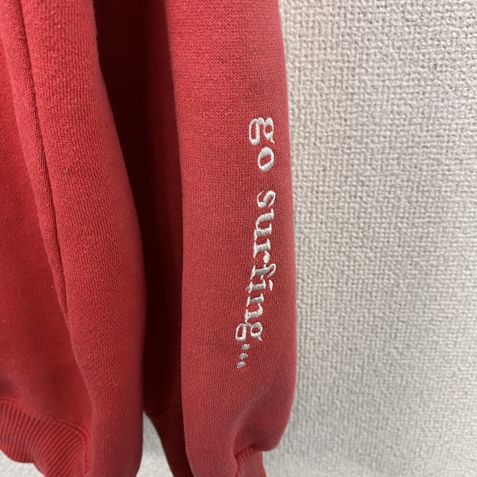 Town&Country　T&C　フルジップスウェットパーカー/フーディー　赤　レッド　Lサイズ