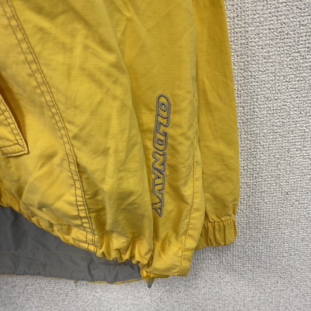 ～00s　OLD NAVY　オールドネイビー　プルオーバージャケット　アノラックジャケット　黄色　イエロー　2XLサイズ