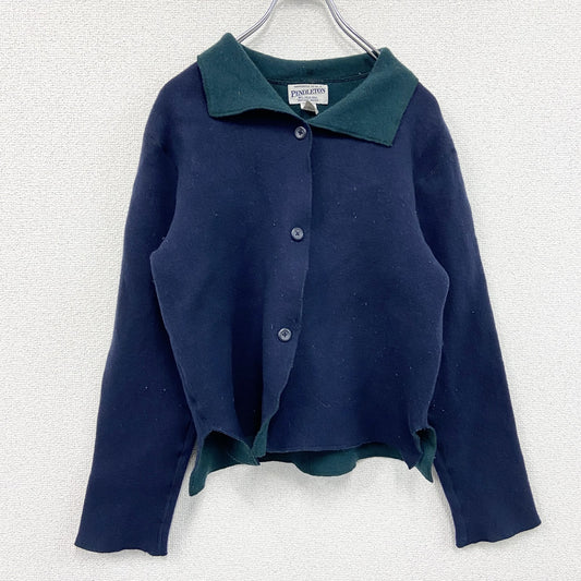～00s　PENDELTON　ペンドルトン　ウールテーラードジャケット　3B　ヴィンテージ　紺　ネイビー　Ｍサイズ