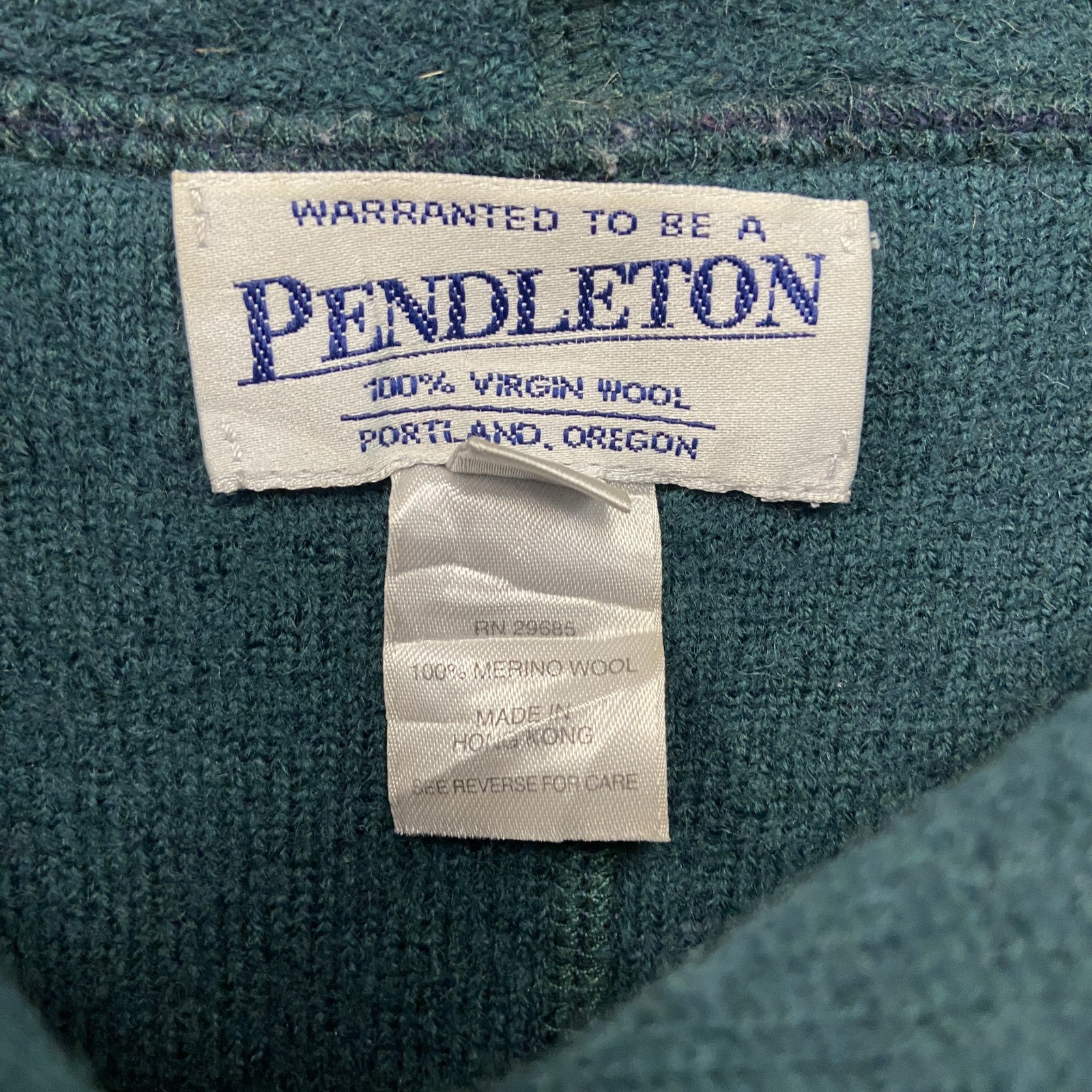 ～00s　PENDELTON　ペンドルトン　ウールテーラードジャケット　3B　ヴィンテージ　紺　ネイビー　Ｍサイズ