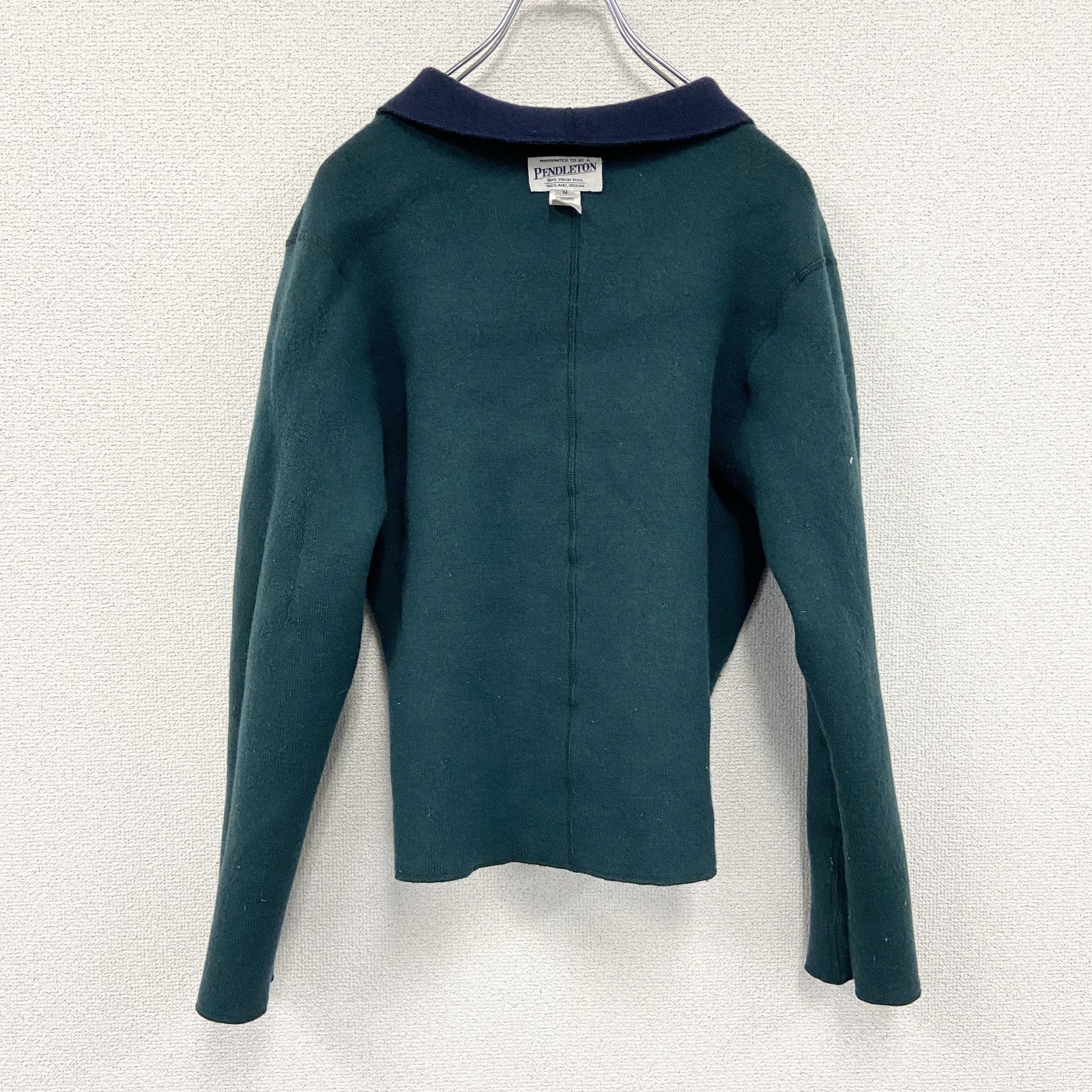 ～00s　PENDELTON　ペンドルトン　ウールテーラードジャケット　3B　ヴィンテージ　紺　ネイビー　Ｍサイズ