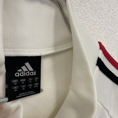 00s　adidas　アディダス　トラックジャケット/ジャージ　パフォーマンスロゴ　白　ホワイト　Mサイズ