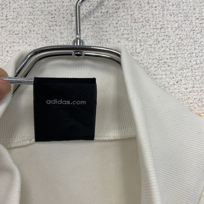 00s　adidas　アディダス　トラックジャケット/ジャージ　パフォーマンスロゴ　白　ホワイト　Mサイズ
