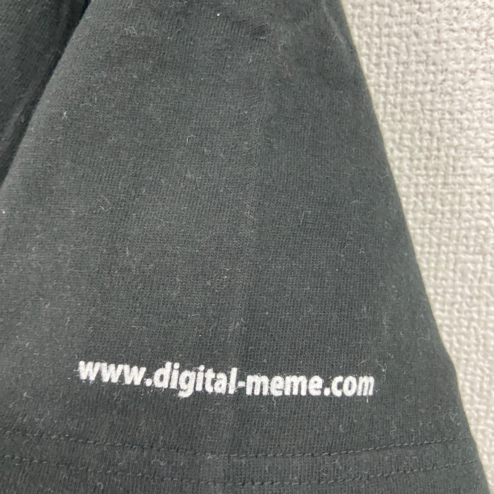 Print star　半袖プリント人物Tシャツ　和柄　漢字プリント　黒　ブラック　Lサイズ