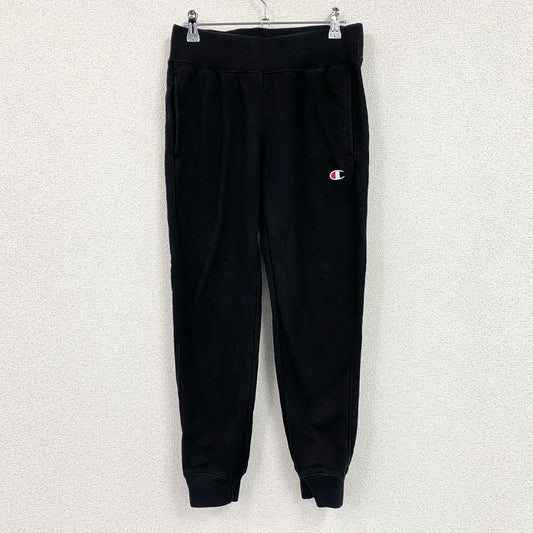 Champion　チャンピオン　リバースウィーブ　スウェットパンツ　ヘビーウエイト　刺繡ロゴ　現行　黒　ブラック　Sサイズ