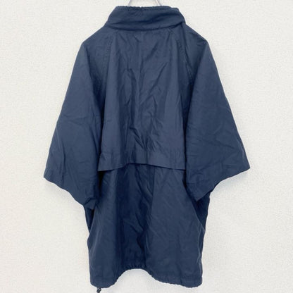 古着 used　TOMMYHILFIGER　半袖アノラックパーカー　ナイロンプルオーバー　ノームコア　レトロ　ネイビー　XLサイズ