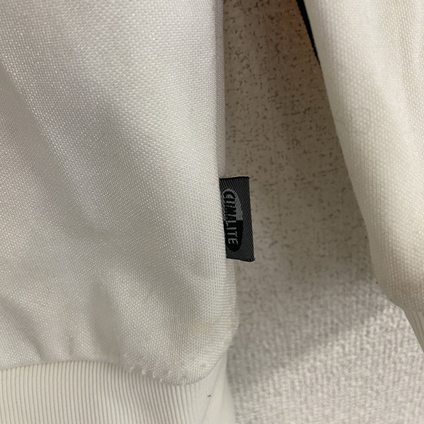 00s　adidas　アディダス　トラックジャケット/ジャージ　パフォーマンスロゴ　白　ホワイト　Mサイズ