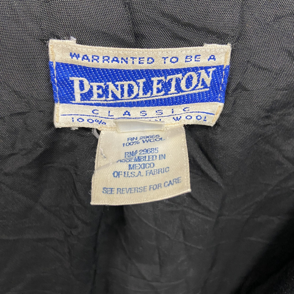 PENDELTON　ペンドルトン　ウールテーラードジャケット　1B　黒　ブラック　14サイズ