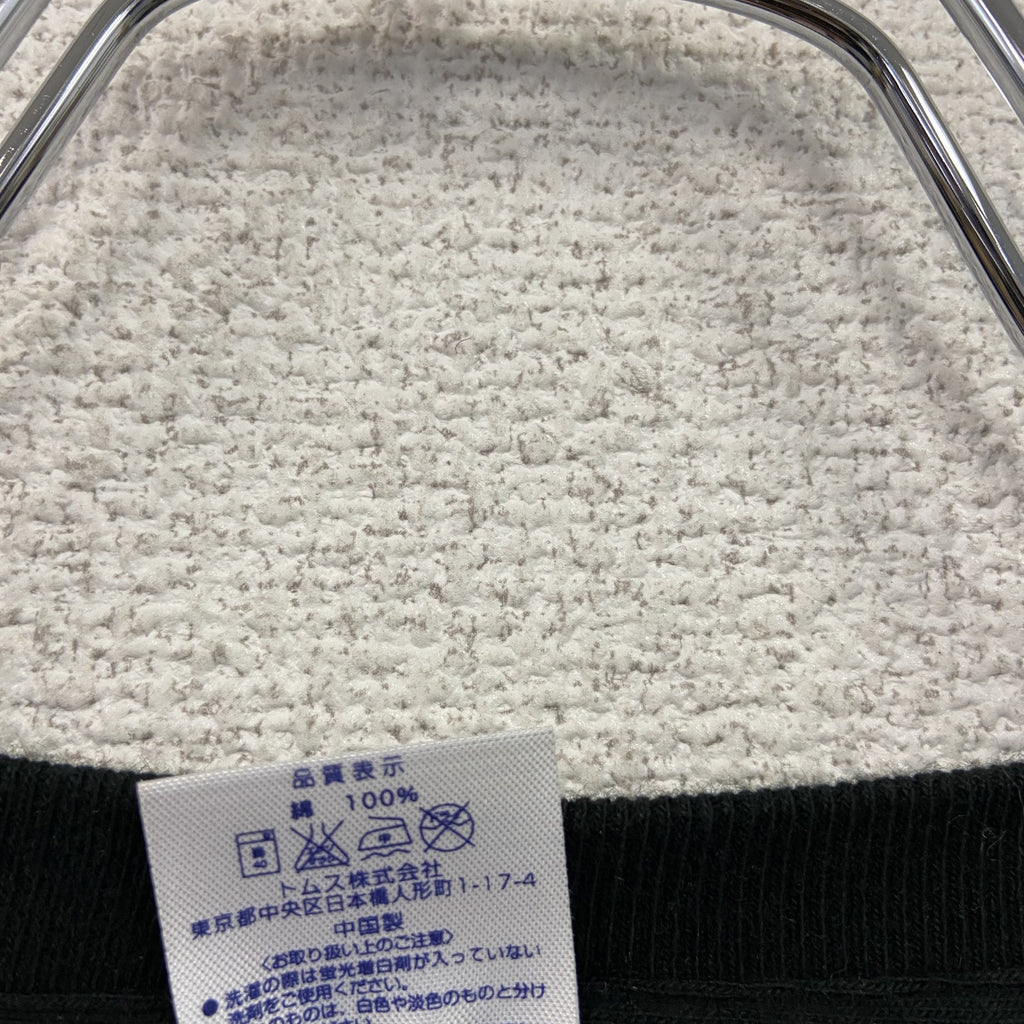 Print star　半袖プリント人物Tシャツ　和柄　漢字プリント　黒　ブラック　Lサイズ
