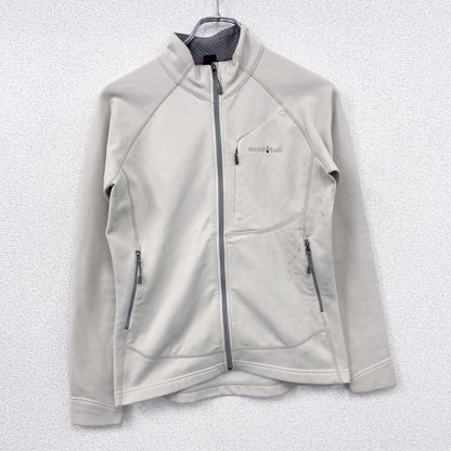 mont-bell　モンベル　CLIMAPLUS　フリースジャケット/ボアジャケット　ロゴ刺繡　クリーム　Mサイズ