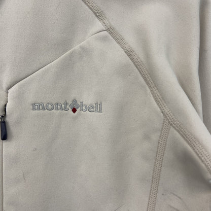 mont-bell　モンベル　CLIMAPLUS　フリースジャケット/ボアジャケット　ロゴ刺繡　クリーム　Mサイズ