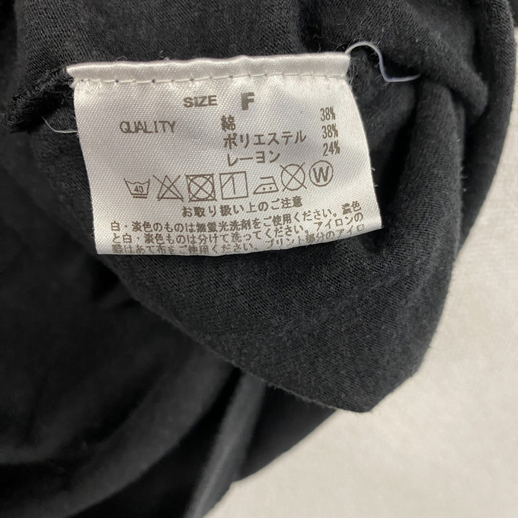 LIFE　bill ray　半袖プリントTシャツ　シングルステッチ　黒　ブラック　Lサイズ