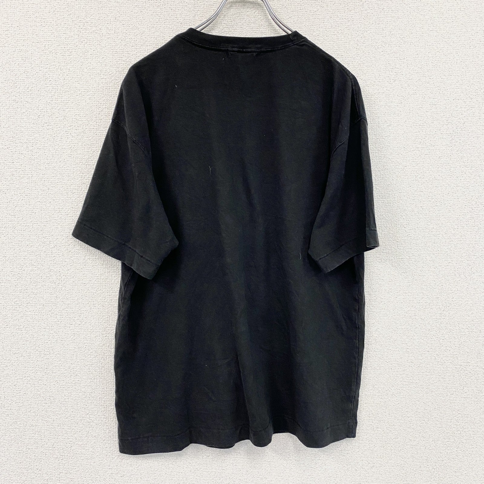 LIFE　bill ray　半袖プリントTシャツ　シングルステッチ　黒　ブラック　Lサイズ