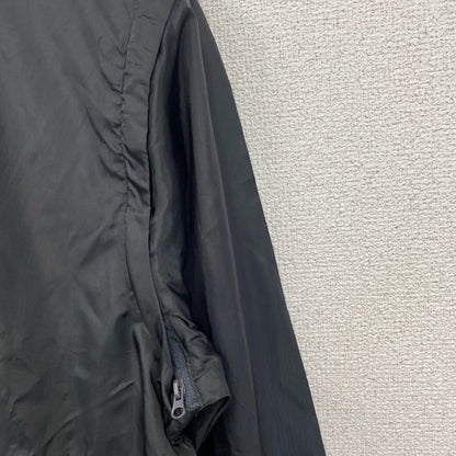 古着 used　Reebok　半袖アノラックパーカー　長袖ナイロンプルオーバー　ロゴプリント　アウトドア　２way　黒　XXLサイズ