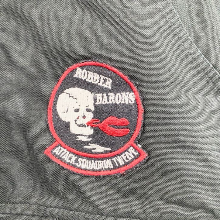 ROBBER BARONS　ダックパーカー/フーディー　ワッペン　黒　ブラック　2XLサイズ