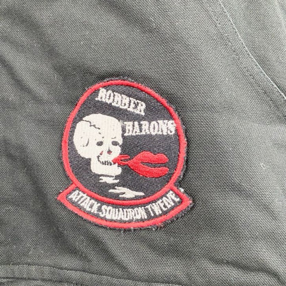 ROBBER BARONS　ダックパーカー/フーディー　ワッペン　黒　ブラック　2XLサイズ