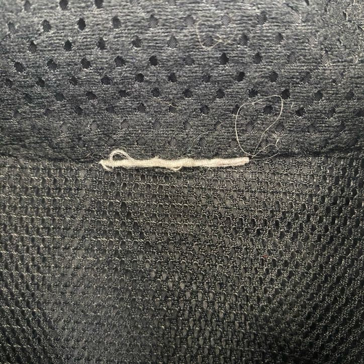 古着 used　NIKE ナイキ　アノラックパーカー　長袖ナイロンプルオーバー　スウッシュロゴ刺繡　シンプル　黒　XLサイズ