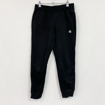 Champion　チャンピオン　リバースウィーブ　スウェットパンツ　ヘビーウエイト　刺繍ロゴ　現行　黒　ブラック　Mサイズ