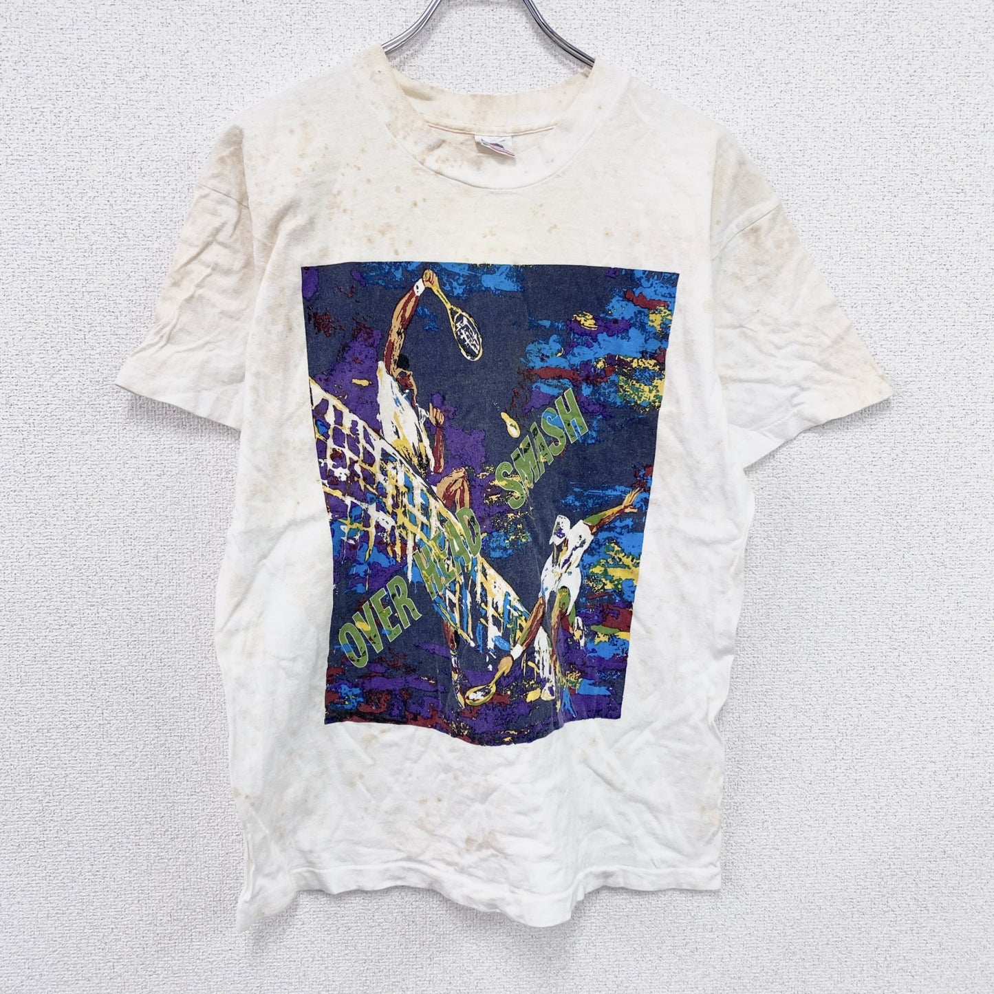 90s　FRUIT OF THE LOOM　フルーツオブザルーム　半袖Tシャツ　シングルステッチ　ホワイト　Lサイズ