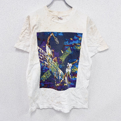 90s　FRUIT OF THE LOOM　フルーツオブザルーム　半袖Tシャツ　シングルステッチ　ホワイト　Lサイズ