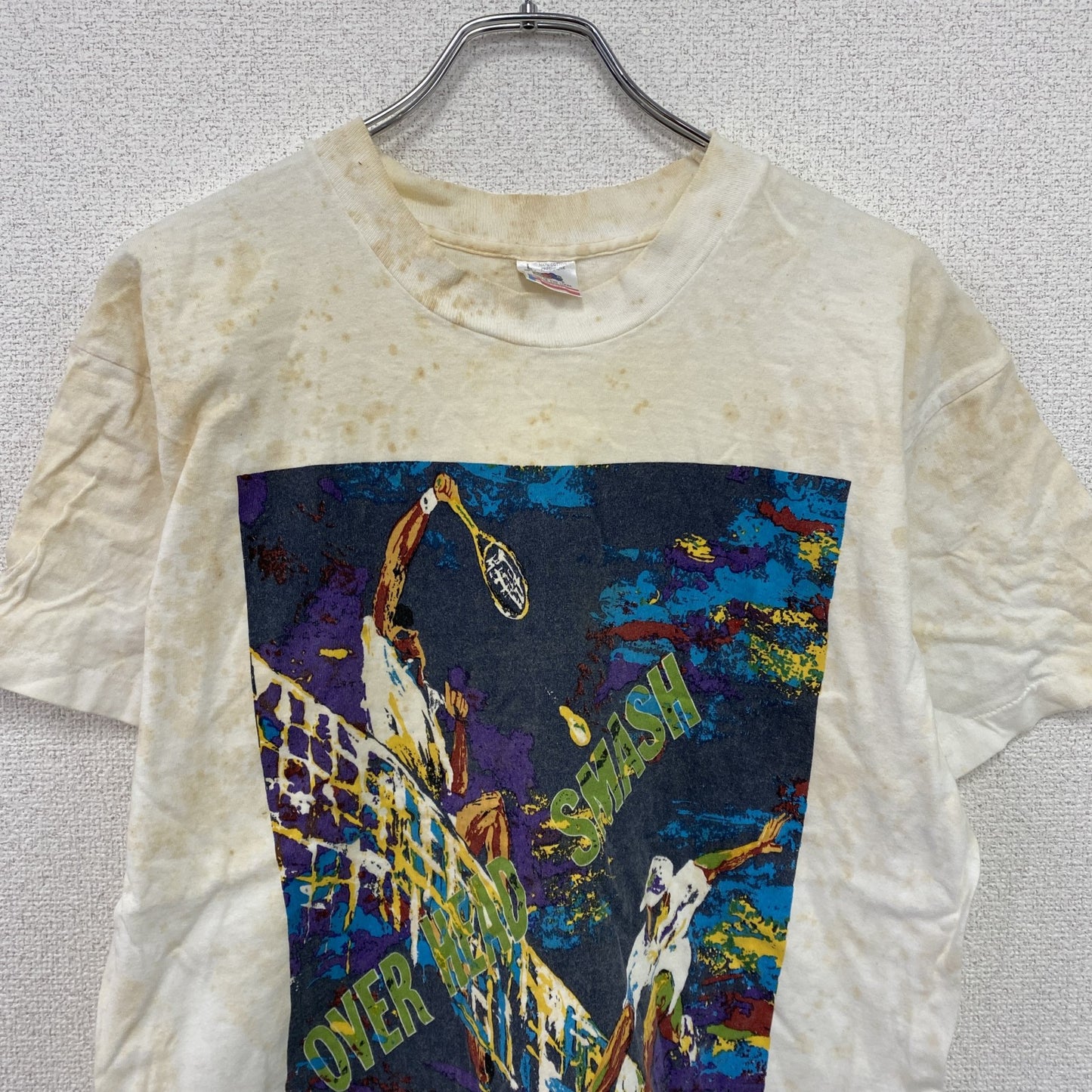90s　FRUIT OF THE LOOM　フルーツオブザルーム　半袖Tシャツ　シングルステッチ　ホワイト　Lサイズ