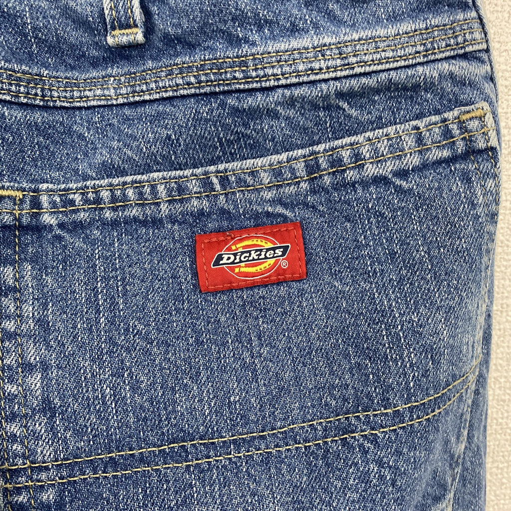 Dickies　ディッキーズ　デニムペインターパンツ　ジッパーフライ　インディゴ　W38