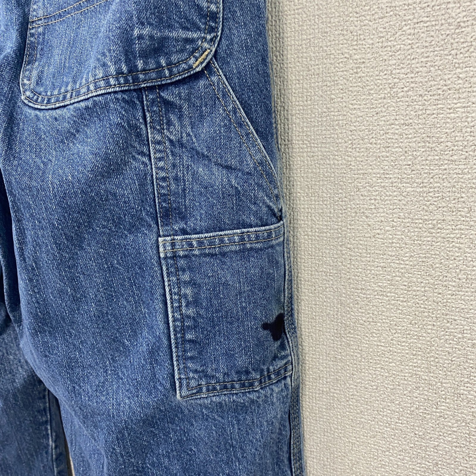 Dickies　ディッキーズ　デニムペインターパンツ　ジッパーフライ　インディゴ　W38