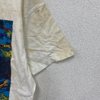 90s　FRUIT OF THE LOOM　フルーツオブザルーム　半袖Tシャツ　シングルステッチ　ホワイト　Lサイズ