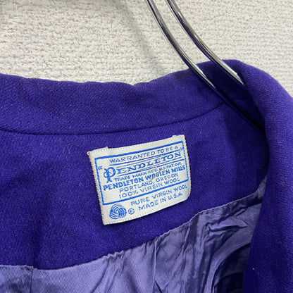 70s～　PENDELTON　ペンドルトン　ウールテーラードジャケット　ヴィンテージ　1B　紫　パープル