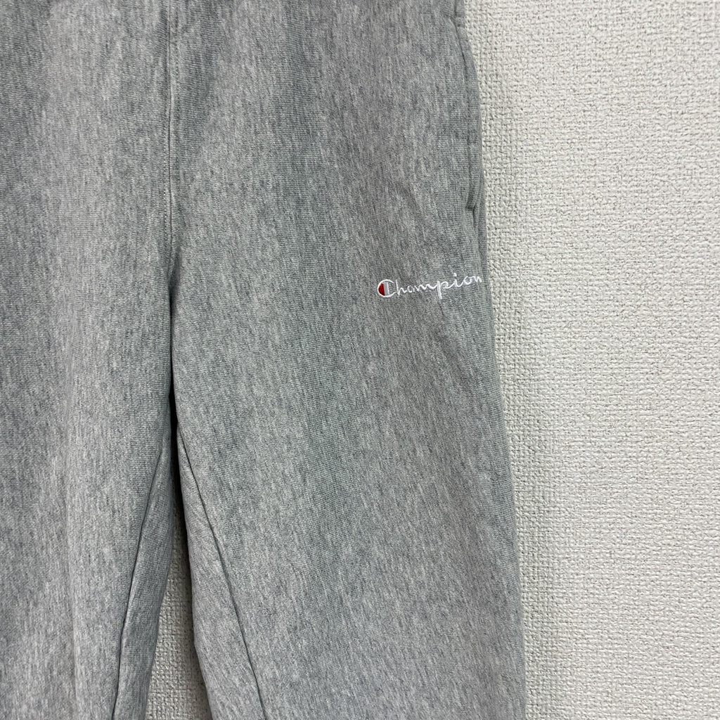 Champion　チャンピオン　リバースウィーブ　スウェットパンツ　ヘビーウエイト　刺繍ロゴ　現行　灰色　グレー　Mサイズ