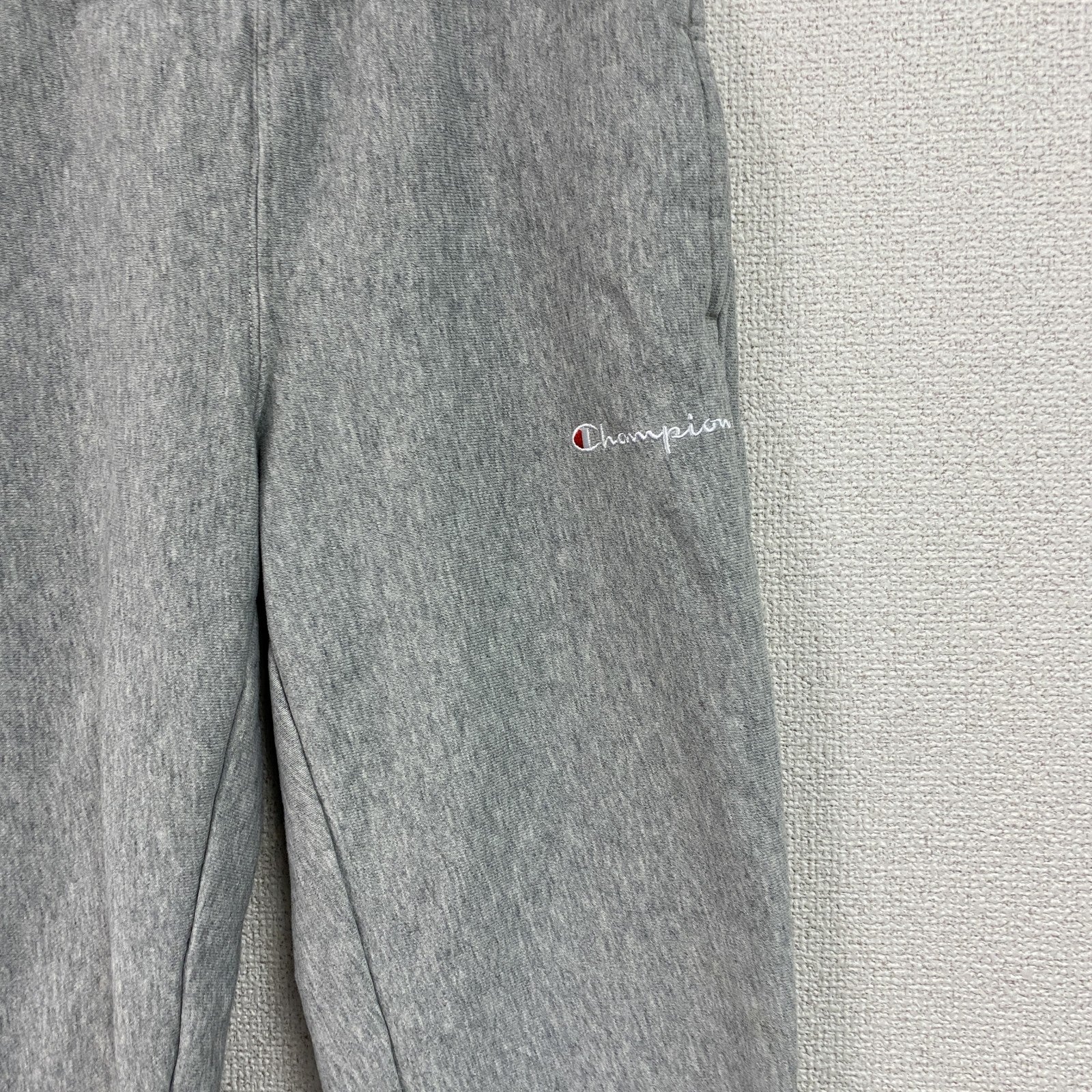 Champion　チャンピオン　リバースウィーブ　スウェットパンツ　ヘビーウエイト　刺繍ロゴ　現行　灰色　グレー　Mサイズ