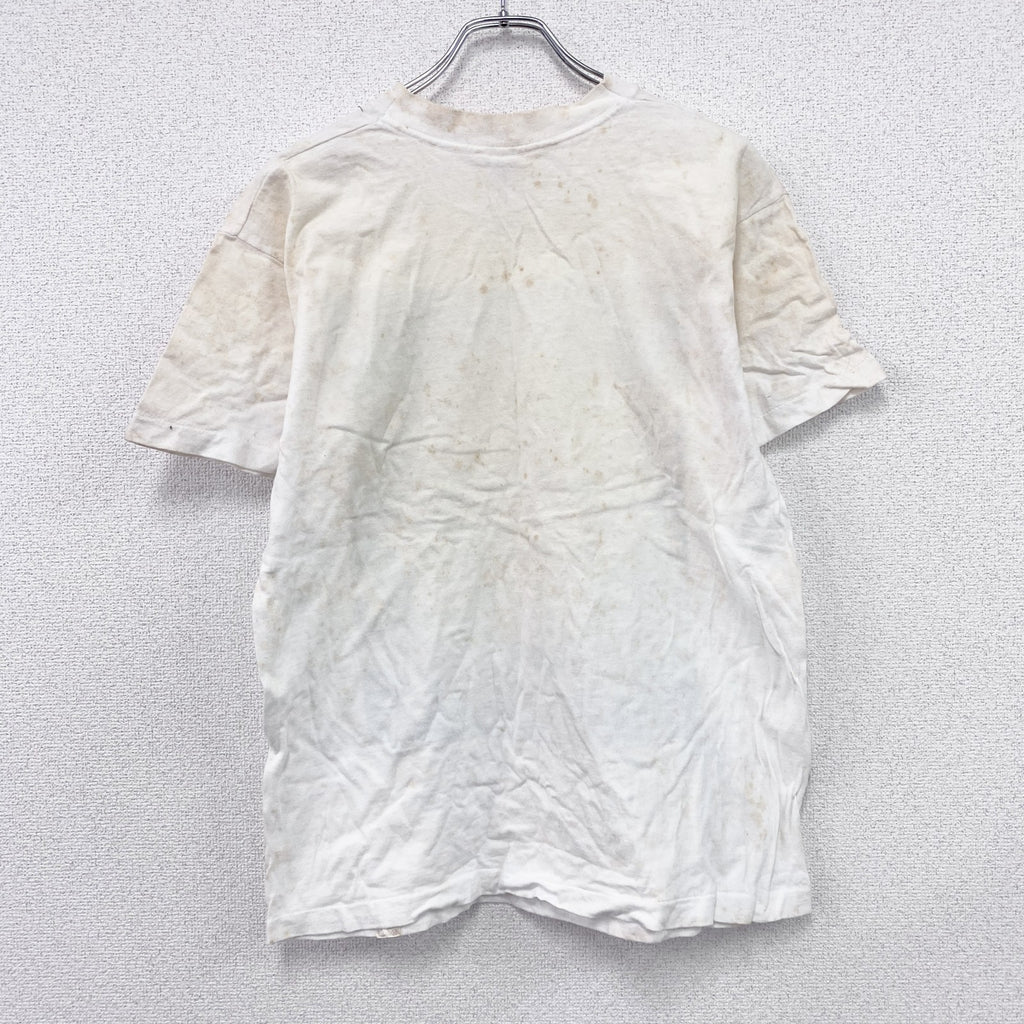 90s　FRUIT OF THE LOOM　フルーツオブザルーム　半袖Tシャツ　シングルステッチ　ホワイト　Lサイズ