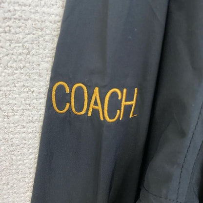古着 used　Adidas アディダス 　アノラックパーカー　長袖ハーフジップナイロンプルオーバー　刺繡デザイン　黒　XLサイズ