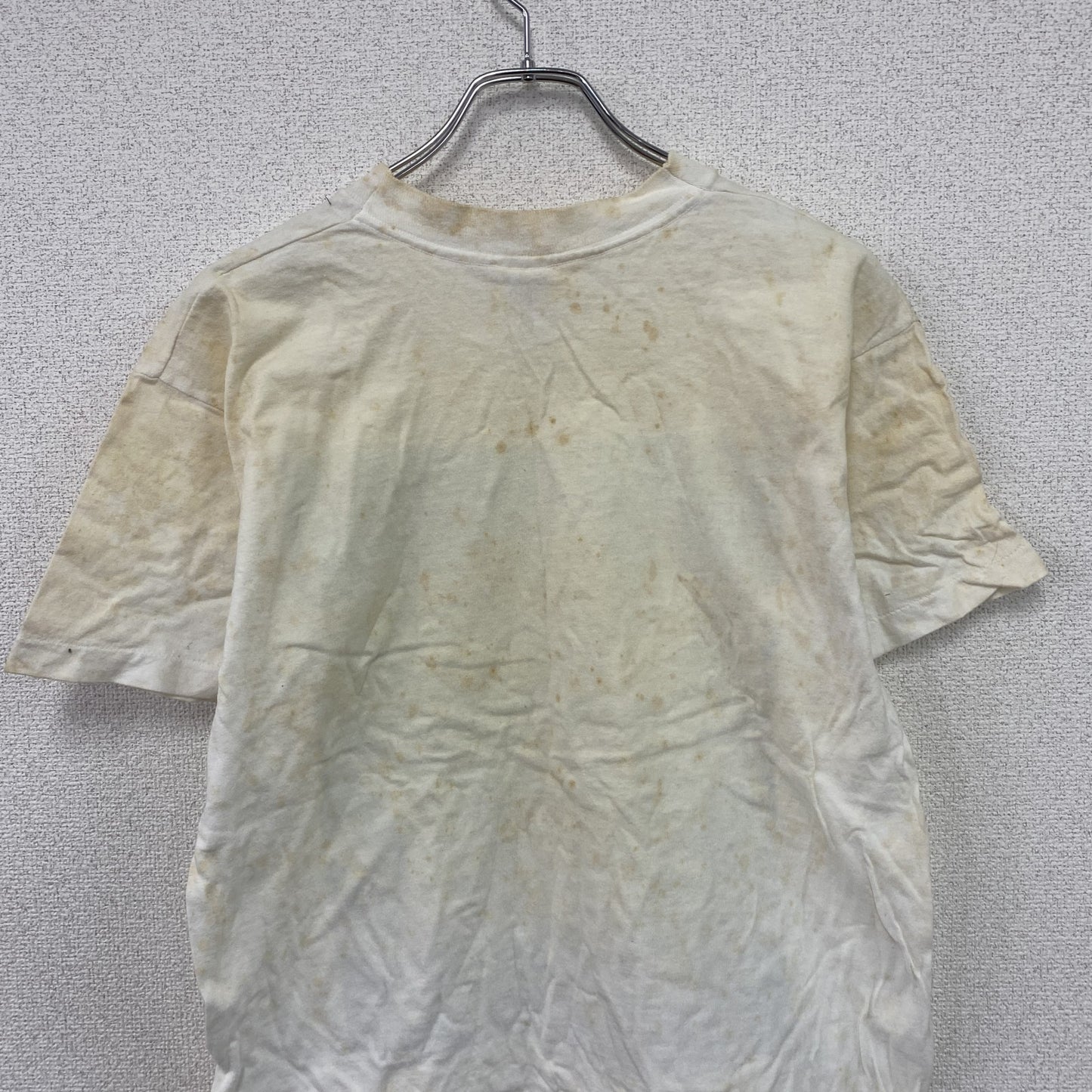 90s　FRUIT OF THE LOOM　フルーツオブザルーム　半袖Tシャツ　シングルステッチ　ホワイト　Lサイズ