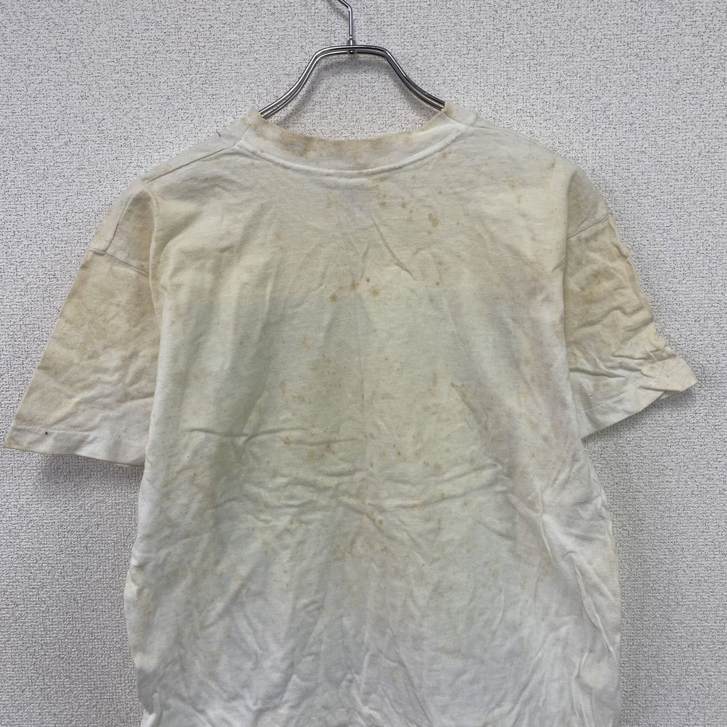 90s　FRUIT OF THE LOOM　フルーツオブザルーム　半袖Tシャツ　シングルステッチ　ホワイト　Lサイズ