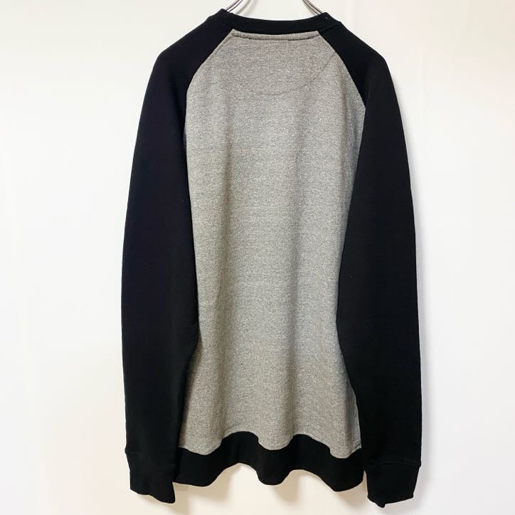 古着 used　FLEECE FACTORY　長袖プリントスウェット　ラグラントレーナー　カナダ　ビッグシルエット　XXLサイズ